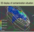 3D display of contamination situation