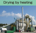 Drying by heating