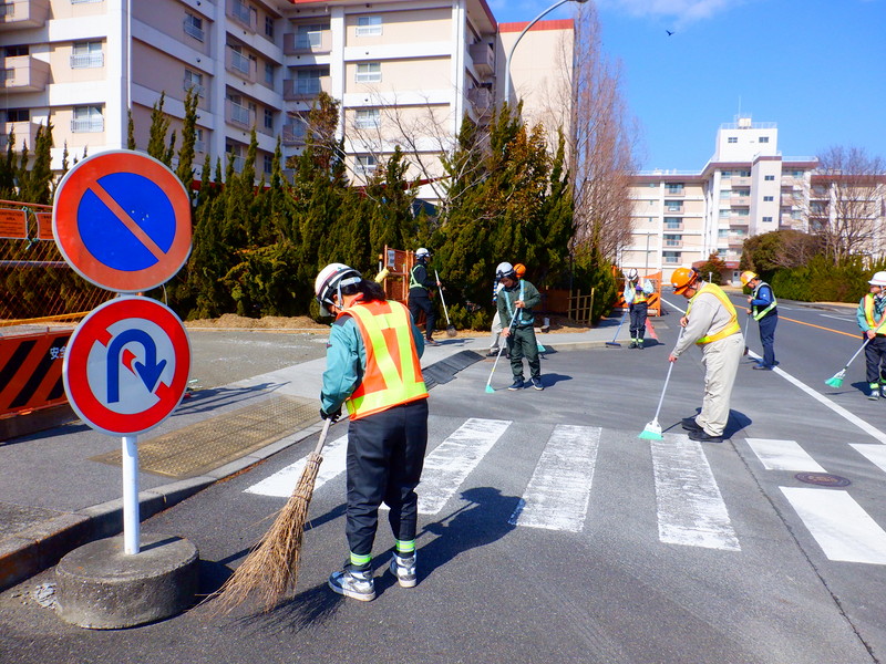清掃活動の様子